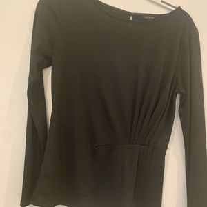 Black Ann Taylor work blouse